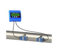 Débitmètre à ultrasons à pince TUF-2000M Débitmètre de liquide numérique non invasif avec transducteur TS-2 TM-1 TL-1 for canalisation d'égout Lectures précises(Host plus TL-1)
