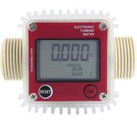 Débitmètre à ultrasons, débitmètre numérique K24, débitmètre d'huile, jauge for produits chimiques, débitmètre d'eau liquide, compteur de liquide(Red Horizontal)