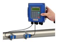 Débitmètre à ultrasons, débitmètre numérique mural avec indice IP67 pour la mesure des liquides dans les applications industrielles