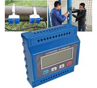 Débitmètre à Ultrasons Liquide Numérique TUF-2000M,Compteur Contrôle Du Débit eau Liquide Avec Petit Transducteur à Pince,Testeur De Débitmètre D'eau Portable Pour Tuyau En Cuivre/Pvc,DN15-DN100mm