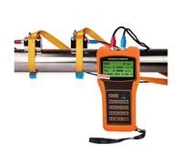 Débitmètre à ultrasons numérique portable avec capteur de serrage RS232