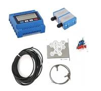 Débitmètre à ultrasons numérique TUF-2000M avec transducteur à pince TS-2 TM-1 TL-1, testeur de vitesse de l'eau en option, plage de mesure DN15-6000 mm Haute sensibilité, faible erreur(TUF-2000M TS-2