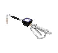 Débitmètre à ultrasons, pistolet de ravitaillement quantitatif électronique avec 2 batteries, pompe de transfert d'huile et vanne de régulation, manomètre numérique, 4 unités de mesure