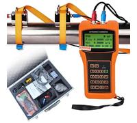 Débitmètre à ultrasons portable, débitmètre à ultrasons numérique, précision ± 1 % avec enregistreur de données, compteur de débit d'eau liquide, transducteur standard, -30 ~ 90 °C (DN700)