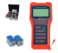 Débitmètre à ultrasons portable, débitmètre d'eau à ultrasons haute sensibilité avec écran LCD, capteur portable à pince, débitmètre de liquide numérique(DN300-6000mm)