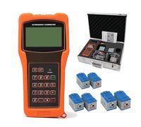 Débitmètre à ultrasons portable - Débitmètre portable à pince avec sortie de données pour l'eau de mer, l'alcool, l'industrie et les eaux usées