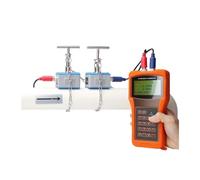 Débitmètre à ultrasons portatif TUF-2000h, débitmètre numérique pour Liquide avec transducteur TS-2, TM-1, TL-1 pour tuyaux en cuivre/PVC DN25-6000, Faible répétabilité, Haute sensibilité (Host-S)