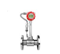 Débitmètre à vortex vapeur air comprimé gaz naturel eau huile 4-20mA RS485 | DN50 Connexion à bride Alimentation 24VDC Sortie impulsion 4-20mA RS485(DN15)