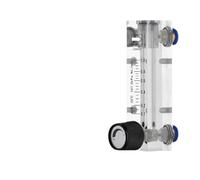 Débitmètre acrylique, LZM-4T, débitmètre à tube, montage sur panneau, rotamètre section variable, gaz réglable (gaz 1-4 l/min - 6 mm)(Gas 0.6 6lpm 6mm)