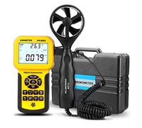 Débitmètre Air VMC Anémomètre avec Enregistrement - AIOMEST CFM Anemometer Mesure Vitesse Air Vent, Debit d’air Température avec USB, Professionnel Mesureur Courant Air Pour CVC Conduits Ventilation