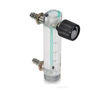 Débitmètre avec vanne de régulation YB-4M Débitmètre d'air Régulateur de gaz pour oxygène, air et gaz (0,1-1L/min)