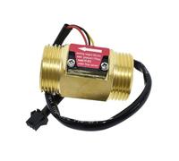 débitmètre, Capteur de débit d'eau à filetage mâle en laiton DN25, débitmètre industriel YF-B10