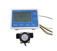 Débitmètre, Capteur De Débit D'eau Compteur Affichage LCD 1-30L/min Contrôle Quantitatif En Temps Réel Total Constante K Précision Mode De Fonctionnement Arrêt 1A 24V