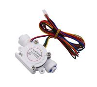 Débitmètre, Capteur de débit d'eau TDS à prise rapide 1/4 "3/8", capteur à effet Hall 1,75 MPa, débitmètre de Turbine en tuyau PE, capteur d'inspection de la qualité de l'eau DC5~18V(3/8",6 wire)