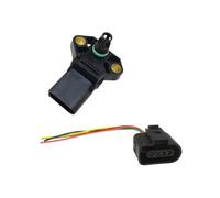 Débitmètre Capteur de pression d'admission MAP 3 bars pour Audi A2 A3 A4 A5 A6 A8 Q5 Q7 TT S5 S6 S8 1.4l 1.9 2.0 3.0 2.7 Tdi 038906051C capteur de qualité de l'air(Sensor and Plug)