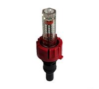 Débitmètre collecteur de chauffage au sol taille G1/2 avec réglage visuel du débit et lectures précises de la température pour une performance efficace du système de chauffage domestique