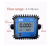 Débitmètre Compteur De Débit À Affichage Numérique Micro-débit G1/4" G1" Débitmètre Engrenages Essence Huile Hydraulique Soja Eau 0,2-10 L/min 10-100 LPM(0.2-10LPM)