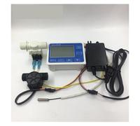 Débitmètre, compteur de fluide ZJ-LCD-M, capteur de débit 1/2 "pour la mesure de l'eau et du liquide, contrôle quantitatif Options d'unité polyvalentes(1 kit with NTC)