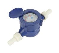 Débitmètre, Compteur d'eau Débitmètre d'eau, 15 mm 1/2 pouces Compteur d'eau froide for le jardin et la maison Outil de mesure de table humide Pour remplissage de camping-car