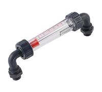 Débitmètre coudé LZS-15W, tube en plastique ABS, 10-100 l/h, filetage mâle ZG1/2-NPT1/2, outil de mesure de liquide