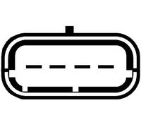 Débitmètre d'air 8ET 009 142-111 HELLA pour CITROËN FORD PEUGEOT