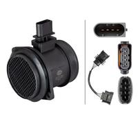 Hella Débitmètre de masse d'air 8ET 009 149-211 - 4 pôles - tubulure