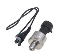 Débitmètre D'Air capteur de qualité de l'air Transducteur de pression universel 5 V 1/8 NPT 30/100/150/200/300/500/1000 PSI pour huile, carburant, air, eau avec connecteur(30PSI)