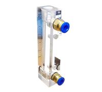 Débitmètre d'air et d'azote à panneau acrylique LZM-6T, rotamètre avec vanne de régulation, tube de 6 mm de diamètre extérieur, 1 pièce(25-250 mLPM)