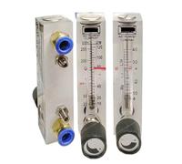 Débitmètre d'air et d'azote micro-air LZM-6T, rotamètre, vanne réglable, 1 à 250 pi3/h, 1 à 100 l/min, 1 à 100 l/h, 0,1 à 2,5 m3/h(0.1-1m3 per hou Air)