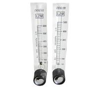 Débitmètre d'air Rotamètre 100 160 250 300 400 500 1000LPM LZM-9T avec vanne de régulation et coupleur enfichable de 8 mm(40-400LPH)