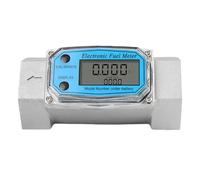 Débitmètre de carburant à Turbine électronique G3/4 G1 G1.5 G2 pouces, écran LCD, capteur numérique d'eau et de liquide en aluminium(1.2-inch insert tube)