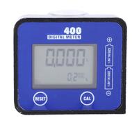 Débitmètre de carburant en alliage d'aluminium de haute précision avec écran LCD bleu 1/2 pouce pour mesurer le faible débit d' moteur, essence, kérosène et autres lubrifiants