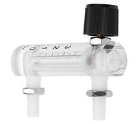 Débitmètre de gaz LZQ-2, débitmètre en acrylique, avec vanne de commande pour oxygène/air/gaz, 0-3LPM 0~60 ° C, précision 5%