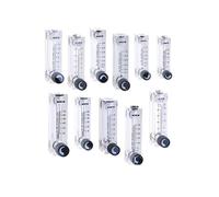 Débitmètre de gaz PMMA femelle, 1 pièce, gammes ml/min LPM(Litre par minute) 1/4 "BSPT, débitmètre d'air, Type de panneau, rotamètre LZT-6T(3-30LPM)