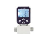 Débitmètre de gaz thermique G3/8 mâle DN10, capteur de débit for air, oxygène, azote, argon, sortie RS485 Lectures précises(Air-0.5-50L-min)