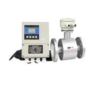 Débitmètre de Liquide Débitmètre électromagnétique 4-20mA RS485, affichage à distance, débitmètre doublure en PTFE for l'eau et le lait(DN50)