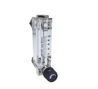 Débitmètre de liquide en verre organique LZM-6T, 6 à 1000 ml/min, rotamètre réglable à montage sur panneau for usage industriel(Liquid 16-160ml-min)