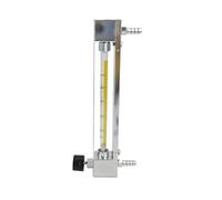 Débitmètre de liquide industriel, rotamètre en verre LZB-10, débitmètre à surface variable, débitmètre à flotteur avec vanne de commande(10-100L-H)
