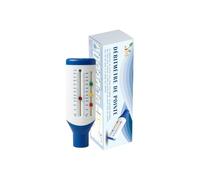 Débitmètre de pointe VED pour adultes, débitmètre expiratoire à plage standard pour la surveillance de la fonction pulmonaire, appareil portable de spirométrie pour l'entraînement respiratoire.