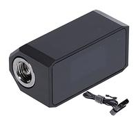 Débitmètre de Refroidissement par Eau pour PC en Ligne G1/4 ", Indicateur de Débit de Liquide de Refroidissement Numérique à Affichage OLED de Température/débit/vitesse avec Alarme pour Système de Ref