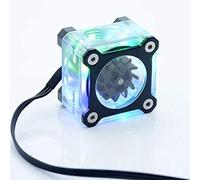 Débitmètre de refroidissement par eau, R3 RGB Ordinateur coloré Débitmètre d'eau de refroidissement par eau G1/4 Accessoires informatiques à filetage femelle, Système de refroidissement par eau de déb