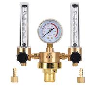 Débitmètre de Régulateur d'Argon à Double Tube Wx-562 Réducteur de Pression de Gaz G5/8 Filetage Extérieur Soudage(G5/8)