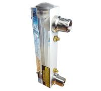 Débitmètre d'eau 0-250 LPM 1/2" mâle 1/4" femelle LZT-15 Rotamètre avec bouton régulateur(1-5GPM 2-18LPM)