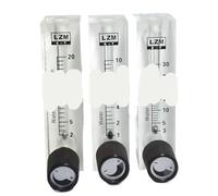 Débitmètre d'eau 1-10 2-20 3-30 4-40 5-50 6-60 LPH LZM-6T, rotamètre avec vanne de commande, Tube en PU de 8mm(5-50L per Hour)