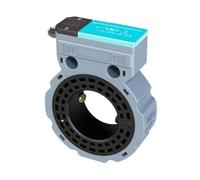 Débitmètre d'eau à ultrasons de type sandwich avec écran LCD, capteurs de débit de liquide à ultrasons for tuyaux en cuivre/PVC Haute sensibilité, faible erreur(DN100)
