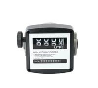 Débitmètre d'eau, capteur, jauge de carburant, compteur de débit d'essence, dieselfuelfuel, carburant, mazout, DN25, 4 chiffres, 0-9999L