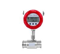 Débitmètre d'eau chaude 150 °C, capteur de mesure de fluides, alcool, eau, lait, huile, carburant, diesel, débitmètre à trois pinces(DN25 SS304)