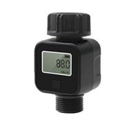 Débitmètre d'eau de 1,9 cm - Affichage du filetage gallon/litre - Convient pour tuyau d'arrosage extérieur - Tuyau d'arrosage