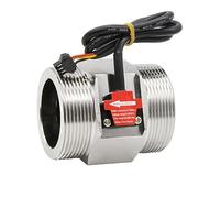 Débitmètre d'eau, Débitmètre en acier inoxydable S304, capteur électromagnétique détection de haute précision DN32 DN40 DN50, pour l'eau, le diesel et autres liquides(DN50)