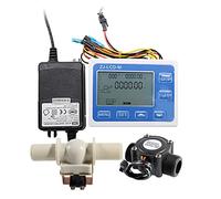 Débitmètre D'eau, Dn20 Contrôleur quantitatif de débit d'affichage numérique 3/4 pouce Capteur d'écoulement d'eau Sallenue Utilisation for contrôler et afficher le flux liquide